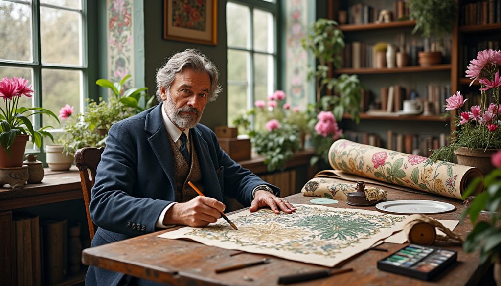 découvrez comment william morris a transformé les motifs floraux en décoration, en alliant art et nature pour créer des designs uniques et intemporels.